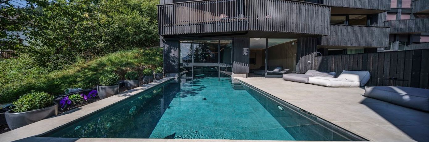 Eine Wellness-Oase im Resort Black Summit, Laax